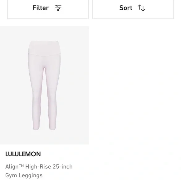 NWT lululemon BLISSFUL PINK align 25” leggings size US 4 - Picture 5 of 15